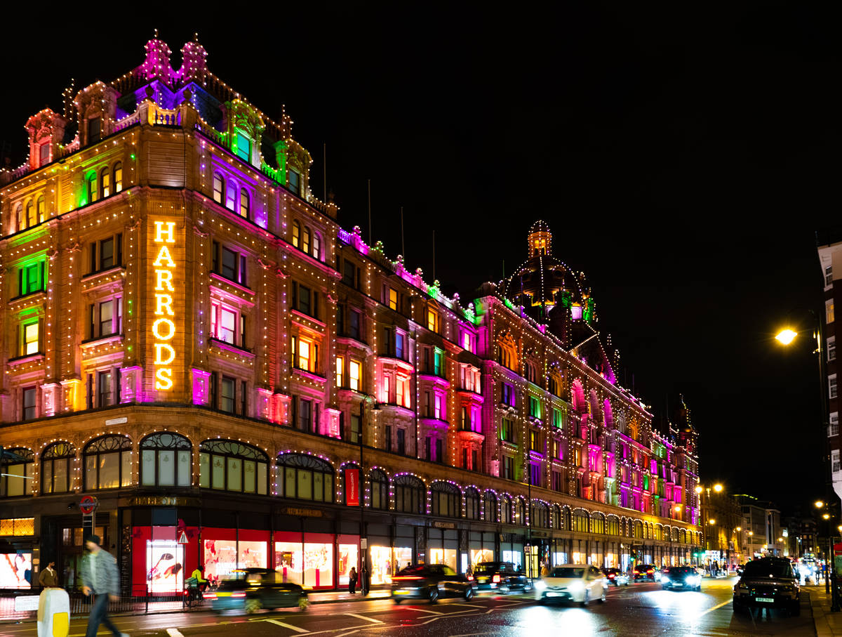 Harrods Diwali Light Display